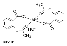 Kegg Drug アスピリンアルミニウム
