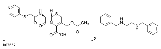 KEGG DRUG セファピリンベンザチン